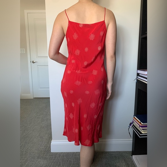 NOUGAT LONDON (NWT)✨RED MIDI DRESS - Picture 2 of 5